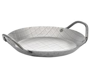 GSW 859059 - Padella in Ferro battuto, da Portata, con 2 Manici, ø 28 cm