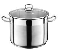GSW Stahlwaren GmbH Jumbo pentola, Argento/Trasparente, 30 x 24 cm, 17 Litri