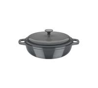 GSW Stahlwaren GmbH - Casseruola in ghisa, 30 x 9 cm, 4,5, colore: grigio