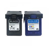 GSwReJ Cartuccia di inchiostro compatibile per 21xl e 22xl per Deskjet F2180 F2280 F4180 F2200 F380 3940 3920 D1468 D1520(1 set)