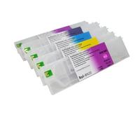 GSwReJ Cartuccia di inchiostro ricaricabile da 440 ml con chip permanente compatibile con ECO-SOL MAX2 MAX3 MAX per BN-20 RS-640 XC540 VS-640 VS420 VS300 540 Stampanti(6pcs MAX-CMYK LC LM)