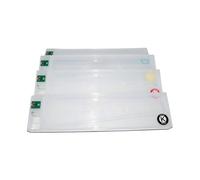 GSwReJ Cartuccia di inchiostro ricaricabile ESL3 con chip reset 440ml vuoto per Roland BN-20 Soljet Pro II SP-I Serie Compatibile con Eco-Sol Max Stampanti(BK C M Y)