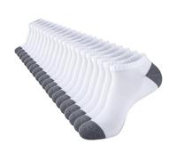 GSXLZ Corti Invisibili Calze 10 paia di calzini sportivi da uomo, da corsa, for il tempo libero all'aperto e traspiranti, for la primavera e l'estate(10 White)