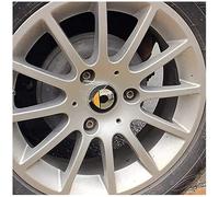 GSXOZCET 4 Pezzi Coprimozzi per Smart Fortwo Forfour 450 451 454 453 Centro Copricerchi Tappi,Cerchioni Copricerchi Auto Accessori Impermeabili/Antiruggine/Antipolvere