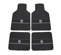 GSXOZCET 4 Pezzi Tappetini Auto, per Mazda 5 2011-2018 Antiscivolo Impermeabile Tappetino in Tutto Il Tempo Tappeti Set Auto Accessori,all Black