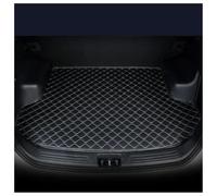 GSXOZCET Auto Tappetino per Bagagliaio, per NIO EL6 ES6 2023 2024 2025 Auto Tappetino in Pelle per Bagagliaio,Antiscivolo Impermeabile,Interni Accessori,Black+Beige