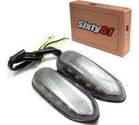 GSXR 1000 2005-2016 Fari Di Segnale A LED Flush Mount Fumè Specchio Blocca