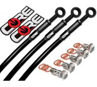 Gsxs 750 Tubi Freno (ABS Solo) 2015-2023 (5 Linee) Suzuki Anteriore Retro Nero