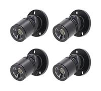 Gsycle 4 Faretti Con Display A Led, Piccolo Set Di Luci D'accento Dimmerabili Mini Faretti Usb Dimmerabili Da 5 V Mini Faretto Led Regolabile Per Vetrina Di Gioielli, Portico D'ingresso (Luz Blanca)