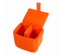 Gsycle Borsa per inserto per fotocamera ammortizzante, accessorio per l'organizzatore della borsa da viaggio per fotografare (Arancia)