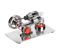 Gsycle Modello a Motore del Motore ad Aria Calda, Generatore di Motori Micro Stirling Safe Toying per i Laboratori scolastici Musei scientifici