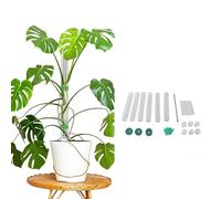 Gsycle Set di 6 Pezzi di paletti di Muschio, paletti di plastica impilabili per Piante da Giardino, Legami per Piante rampicanti da Interno con Muschio