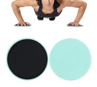 Gsycle Slider per Esercizi Core 2PCS, Slider per Esercizi con Disco Scorrevole da 7 Pollici per Yoga, Push up e Sport (Verde Chiaro)