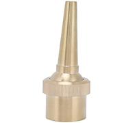 Gsycle Ugello della Fontana, Filo Femmina Ottone in Ottone beccuccio Regolabile Direttore a Getto Spray per Il Giardino del Parco di divertimenti per Il Paesaggio (6 Minuti da 25 mm Denti Interni)