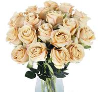 GSZCCZS 10 Pezzi Rose Artificiali con steli Vero Touch Vero Finto Velvet Silk Rose Fiori di Maestri Accordi Floreali Decorazioni per la casa