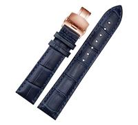 GSZCCZS 12 14 16 18 19 20 21 22 23mm Blue Color Cinta di guardia in pelle genuina uomini e donne Watchband per Citizen Rossini Watch Band