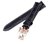 GSZCCZS 19mm 20mm 21mm 22 mm Guida orologio in pelle genuina per Vacheron Costantin Patrimony VC Men and Women Black Brown Cowhide Strap