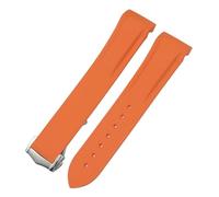 GSZCCZS 20 mm 22 mm di orologi in gomma in silicone per Omega Seamaster Planet Ocean per Speedmaster Moon Watch Waterproof Strap