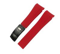 GSZCCZS 20 mm Waterproof Silicone Watch Watch Displementazione della fibbia di orologio da guardia per orologio per la fibbia nera nera/m/t-arancia/fibbia in oro rosa verde