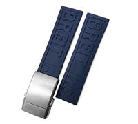 GSZCCZS 22 mm da 24 mm intrecciata intrecciata in gomma Sostituzione della banda di guardia per bracciali di orologi per orologi Avenger Superocean Braceles Strumento
