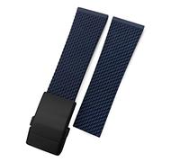 GSZCCZS 22 mm da 24 mm intrecciata intrecciata in gomma Sostituzione della banda di guardia per bracciali di orologi per orologi Avenger Superocean Braceles Strumento