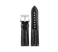 GSZCCZS 23 mm Crocodile Watch Strap Watchband per 5000 5015 Fathoms Guarda la fibbia pieghevole blu morbida blu