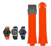 GSZCCZS 24 mm*da 12 mm per orologio in gomma a tracolla in gomma impermeabile per chiusura pieghevole in acciaio inossidabile in acciaio inossidabile in acciaio inossidabile.