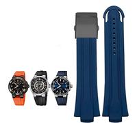 GSZCCZS 24 mm*da 12 mm per orologio in gomma a tracolla in gomma impermeabile per chiusura pieghevole in acciaio inossidabile in acciaio inossidabile in acciaio inossidabile.