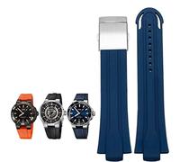 GSZCCZS 24 mm*da 12 mm per orologio in gomma a tracolla in gomma impermeabile per chiusura pieghevole in acciaio inossidabile in acciaio inossidabile in acciaio inossidabile.