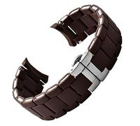 GSZCCZS Banda di orologi in acciaio in gomma in gomma nera bianca per Armani AR5905 | 5906 | 5920 | 5919 | 5859 Donne 20mm Man 23mm Cinturino da polso Bracciale