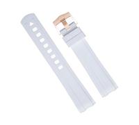 GSZCCZS Banda di orologi in gomma fluoro di qualità curva da 20 mm per cinturino Omega Nuovo Seamaster Seamaster 300 Braccialetti di orologi immersioni