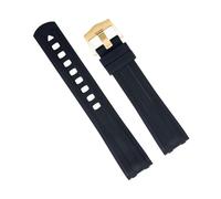 GSZCCZS Banda di orologi in gomma fluoro di qualità curva da 20 mm per cinturino Omega Nuovo Seamaster Seamaster 300 Braccialetti di orologi immersioni