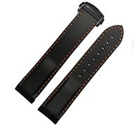 GSZCCZS Banda di orologi in silicone impermeabile per cinghia di orologio in gomma MEIDUS RUDDER MEIDUS Cingcio 22mm