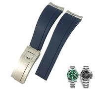 GSZCCZS Bande di orologi in silicone da 20 mm da 21 mm per il maestro di yacht sottomariner oysterflex daytona watchband cinghia