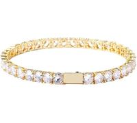 GSZCCZS Bracciale da tennis moissanite in moissanite in oro 18k, rotondo brillante, bridal e gioielli da sposa
