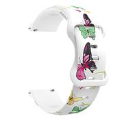 GSZCCZS Cinghia di orologio da 20 mm per vivoactive 3 Venu Sq Vivomove HR Silicone Printing Band Forerunner 645m 245m 55 Bracciale a banda di guardia