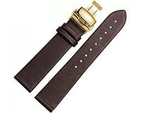 GSZCCZS Cinghia di orologio in pelle per uomini e donne-Accessori per fibbia morbidi sottili Catena di orologi a grana semplice (star a cinque punti in padella bianca 4,16 mm)