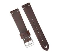 GSZCCZS Cinta d'oro vera retrò in pelle retrò 18mm 20mm 22mm Watchband Watchband Release Release Man Watch Accessori (E, 20mm)