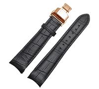 GSZCCZS Cinturini per orologi per fine curvo per BL9002-37 05A BT0001-12E 01A Brand Watch Genuina in pelle con fibbia per farfalla 20 21 22mm (Colore: BlackXsilver Class, dimensione: 21mm)