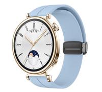GSZCCZS Cinturino con fibbia magnetica da 18 mm per orologio GT 4 41 mm Sostituzione da polso da polso Sport Cintura silicone Correa Bracciale GT4