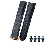 GSZCCZS Cinturino da orologio in pelle da 18 mm da 20 mm da 20 mm per omega Seamaster 300 Speedmaster Watch Bands