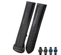 GSZCCZS Cinturino da orologio in pelle da 18 mm da 20 mm da 20 mm per omega Seamaster 300 Speedmaster Watch Bands