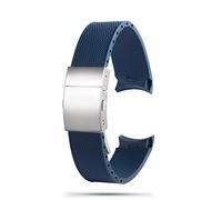 GSZCCZS Cinturino in gomma in silicone cinghia impermeabile di guardia 21mm per L3.742/644 cinghia conquista idroconquest L3 Accessori neri