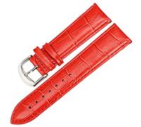 GSZCCZS Cinturino in pelle per orologio, 16 mm, 18 mm, 20 mm, 22 mm, colore bianco, accessorio per orologio (monocolore, 19 mm)