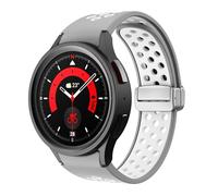 GSZCCZS Cinturino in silicone per orologio galaxy 6 classico 43mm 47mm 5pro da 45 mm fascia fibbia magnetica per orologio galaxy 6 5 4 40mm 44 mm