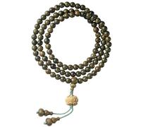 GSZCCZS Collana di gioielli per ragazze per donne uomini sandalo in legno rosario 108 perle bracciale elastico a catena da polso Accessori per la catena del polso