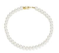 GSZCCZS Collana di Perle finte Collana di Perle finte Rotonde Collana di Perle da Sposa Collana di Perle Bianche Collana Girocollo per Donne Spose Gioielli da Sposa Regalo per Donne (6/8/10/12 mm)