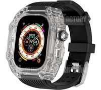 GSZCCZS Copertura trasparente Silicone Sport Watch Band Mod Kit , per Ultra 8 7 6 5 4 SE 45mm 49mm Serie Sostituisci la cinturino