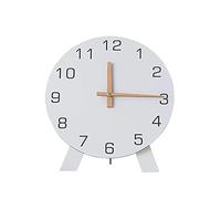GSZCCZS Creativo Simple Office Desktop Orologio Orologio Orologio Doppia Uso dai Bog Orologio da Parete Grande Orologio da Parete Mute Decorazione per la casa (Nero)