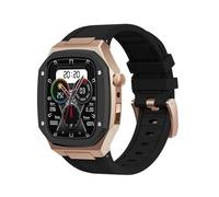 GSZCCZS Custodia d'oro Accessori kit di modifica della cinghia di orologi ， per 9 8 7 6 5 4 Serie SE 44 mm 45 mm Aggiornamento orologio Sostituire il set di custodia in lega metallica